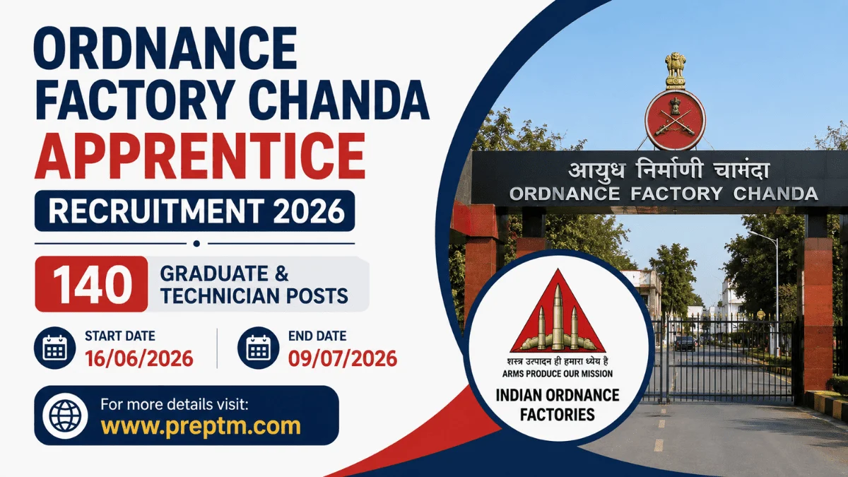 OFCH Apprentice Recruitment 2026: 140 Graduate & Technician Posts